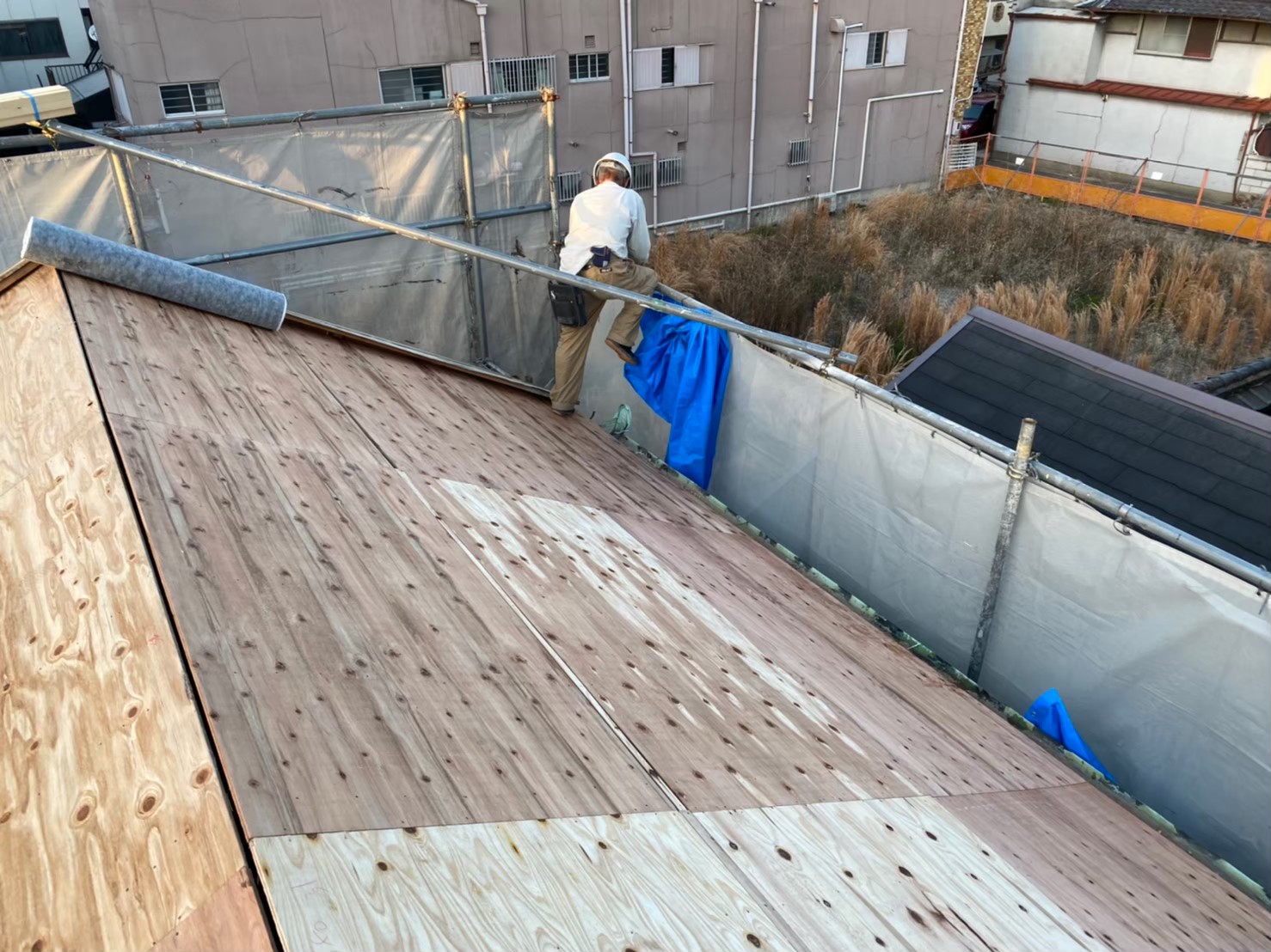 増し張りは構造用合板使用